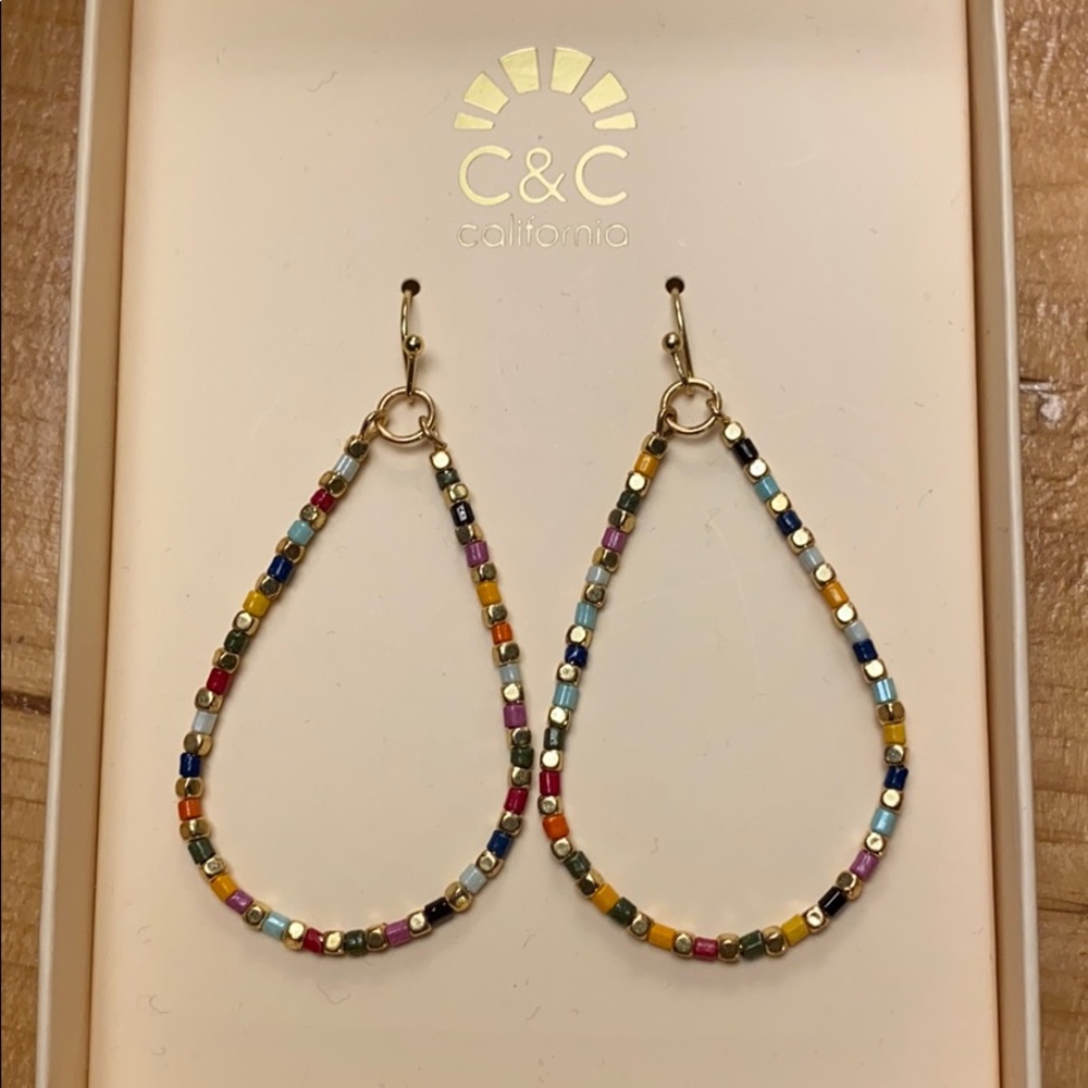 Marshall’s Rainbow Hoop Earrings NWOT